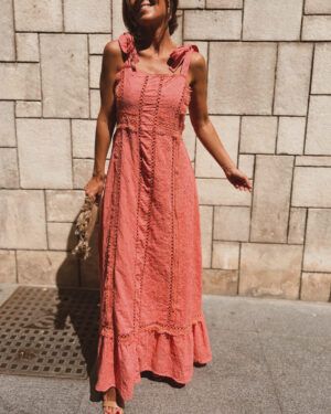 VESTIDO CLAUDIA CORAL