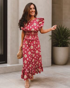 VESTIDO LINDI BUGANVILLA