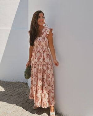 VESTIDO JULIA LISTAS ROSA