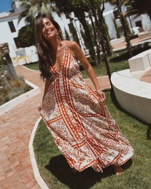 VESTIDO BULNES NARANJA