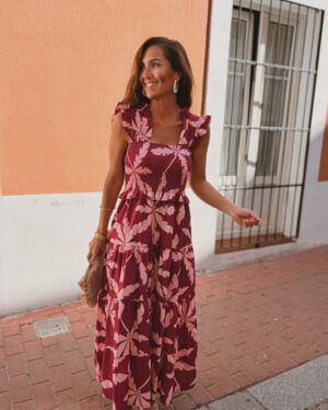 VESTIDO FUCSIA