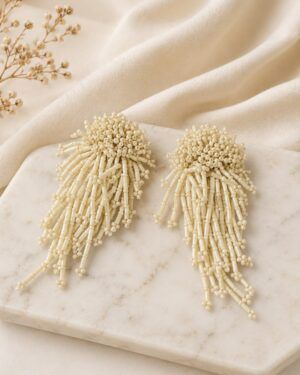 PENDIENTES CASCADA IVORY