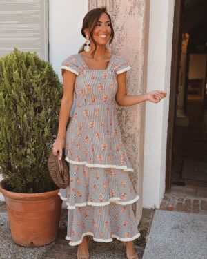 VESTIDO CANDELA MARRON