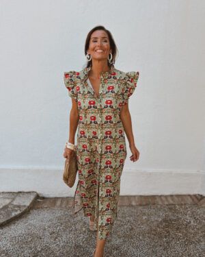 VESTIDO CAMISERO ALICIA VERDE