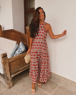 VESTIDO LORENA ROJO