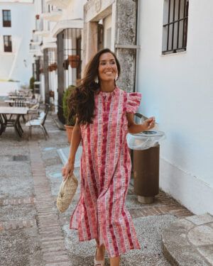 VESTIDO CAMISERO TANZANIA ROSA