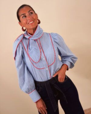 CAMISA CAMILA AZUL