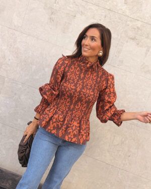 CAMISA YUSY NARANJA