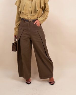 PANTALON GLOBO VERDE