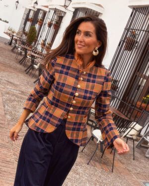 CHAQUETA CUADROS CALDERA