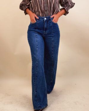 PANTALÓN OLIVIA PALAZZO DENIM