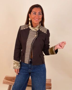 CHAQUETA NAPOLEONICA SUPREM CHOCOLATE