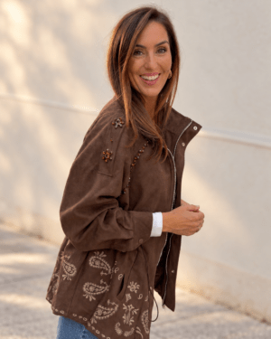 CHAQUETA MASEL CHOCO T.U