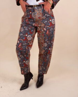 PANTALON MARINA FLORAL BEIGE