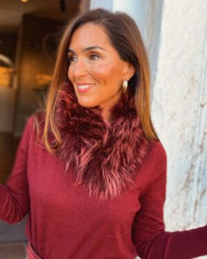 CUELLO PELO BURDEOS
