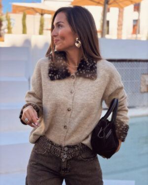 REBECA BEIGE CUELLO BAMBI